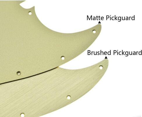 Dopro 11 فتحة من الألومنيوم غير اللامع Strat HSS Style Pickguard معدن مؤكسد ST Pick Guard لوحة خدش للولايات المتحدة الأمريكية/المكسيك ST/Strat Matte Silver in Saudi Arabia