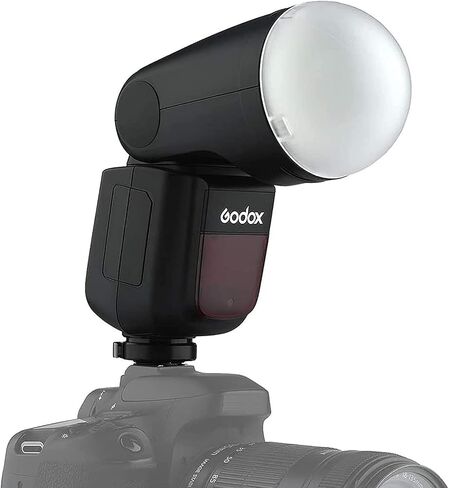 Godox AK-R11 Dome Diffuser, Compatible with Godox V1 Round Head Flash, Godox H200R Round Flash Head, AD200 Pro, AD200 in Saudi Arabia