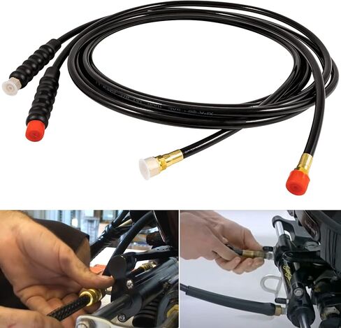 طقم خرطوم HO5116 بطول 16 قدم متوافق مع أنظمة التوجيه Seastar لقارب التوجيه الخارجي الهيدروليكي Teleflex البحري in Saudi Arabia