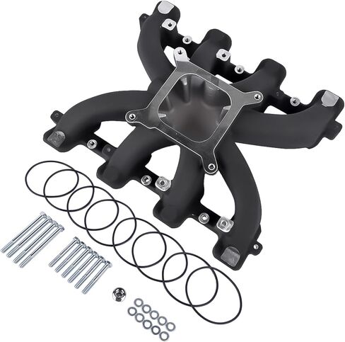 GELUOXI أسود طائرة واحدة الكربوهيدرات مشعب السحب لاستبدال LS1 LS2 LS6 V8 5.7L 350 2500-7000 in Saudi Arabia