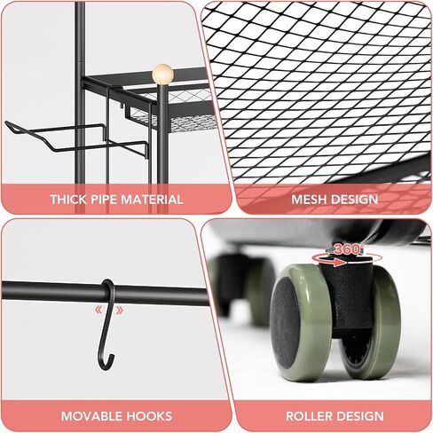 رف الدمبل، حامل الأثقال لتخزين الدمبل، تخزين الصالة الرياضية المنزلية للدمبل كيتل بيلز، سجادة اليوغا والكرات، معدات تمرين متعددة الوظائف، منظم رف الصالة الرياضية مع عجلات وخطافات in Kuwait