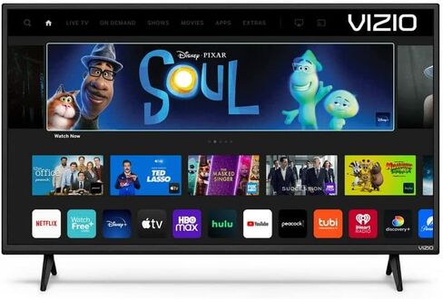 VIZIO 40-Inch Class D-Series Full HD LED 1080p Smart TV, Apple AirPlay 2 and Chromecast Built-in + Free Wall Mount (No Stands) D40f-J09 (Renewed) in Kuwait