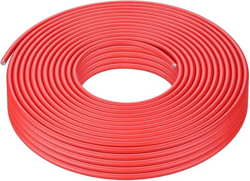 سلك الألواح الشمسية - سلك قياس 12 iGreely 30 قدم أسود و30 قدم أحمر 12AWG(4 مم²) سلك كهروضوئي نحاسي معلب كابل مقاوم للأشعة فوق البنفسجية للقوارب البحرية والسيارات RV لوحة شمسية خارجية in Kuwait
