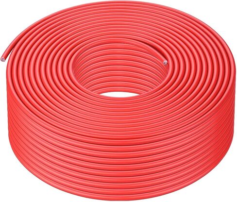 سلك الألواح الشمسية - سلك قياس 12 iGreely 30 قدم أسود و30 قدم أحمر 12AWG(4 مم²) سلك كهروضوئي نحاسي معلب كابل مقاوم للأشعة فوق البنفسجية للقوارب البحرية والسيارات RV لوحة شمسية خارجية in Kuwait
