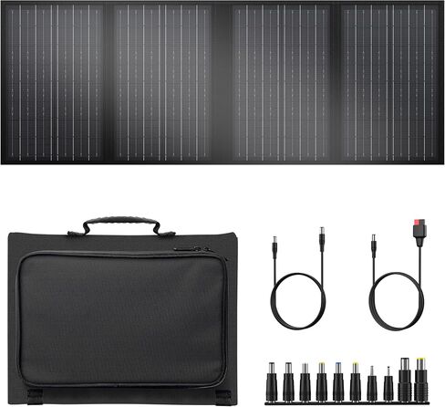 Portable Solar Panel Charger 40W Foldable Solar Panel for Portable Power Station, iPhone, iPad, Laptop, Camping Solar Panels with USB QC 3.0/USB C/18V DC, Solar Panels for Camping Outdoor Van RV Trip in Saudi Arabia