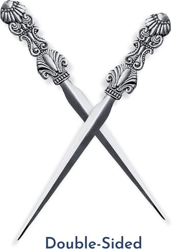 فتاحة حروف كلاسيكية منقوشة، فضي - صندوق هدايا - 7.25 بوصة in Kuwait