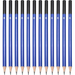 PATIKIL 4B Drawing Pencils for Sketching, 12PCS Sketch Pencils for Drawing Art Pencils Graphite Wood Pre-sharpened for Drawing Sketching Artists, 4B Pencils