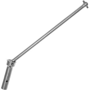 Replacement for ARA310932, ARA310926, ARA310934, Drive Shaft CVD Upgrade Parts for Arrma 1/5 KRATON 8S BLX, Outcast 8S BLX, Harden Steel #45,Silver (2 PCS)