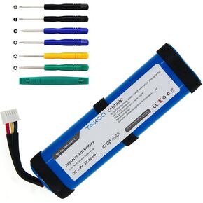 Replacement Battery Compatible with XTREME2BLKAM, XTREME2BLUAM, Xtreme 2,fits Part No 2INR19/66-2, SUN-INTE-103, 7.4V 5200mAh / 38.48Wh