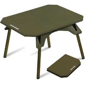 TOPCHANCES Folding Outdoor Camping Table,Ultralight Aluminum Camping Side Table,Portable Beach Table Roll Up Camping Table with Carrying Bag for Camping Beach Picnic Grilling Hiking FishingTravel