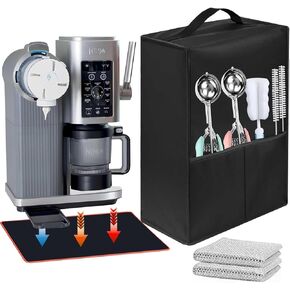 2025 New Ice Cream Machine Dust Cover, Sliding Pad, Anti Slip Pad, 2-In-1 Combination Set,Compatible For Ninja NC701 Swirl by CREAMi Ice Cream and 16oz Soft Serve Maker.﻿