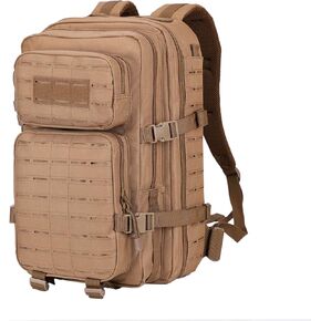 Small Tactical Backpack Assault Pack Bug Out Bag 40L Military Backpack with Molle for Hiking Hunting Rucksack Trekking (Green)