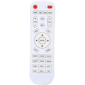 TE Control ، Dr.Q Projector Remote ، جهاز التحكم في جهاز العرض ، AAXA Projector Remote ، Epson 145664100 Powerlite Projector Remote R15 White Remote Controller استبدال لمجلة العرض