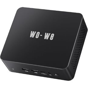 WOWE AMD P5 MINI GAMING PC RYZEN R5-3500U ، 8GB DDR4 256GB SSD ، 3200MHz RAM ، سطح المكتب MINI COMPUTERS TRIPLE 4K DISPLAY 2*HDMI WIFI5