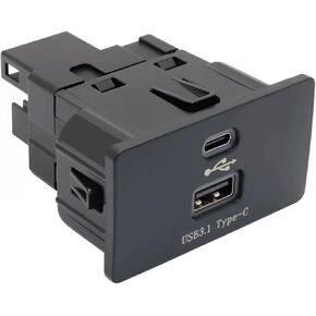Carplay Android Auto USB-C Hub for Ford Lincoln SYNC 3 - Direct Fit HC3Z-19A387 Series Interface Module with Fast Charging (Version 3.4 Multi-Port Adapter)