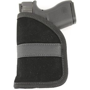 Ultimate Pocket Holster - Ultra Thin for Comfortable Concealed Carry - Compatible w/Most Pistols and Revolvers from Glock Ruger Taurus Smith and Wesson Kimber Beretta & More (Micro and Subcompact)