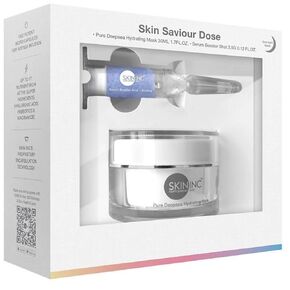 Skin Inc Savior Gurify Care Set - مجموعة كاملة لأكثر وضوحًا وأكثر سلاسة مع معززة المصل وقناع ترطيب Deepsea Deepsea