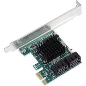 SATA 3.0 Expansion Card 4-Port PCIE to SATA 3.0 Expansion Controller Card Adapter 6G