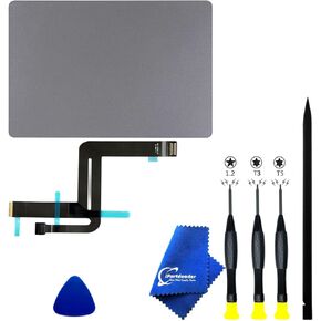 A2337 Trackpad Replacement for MacBook Air (Retina,13-inch,M1,2020) Force Touch Touchpad with Cable EMC3598 661-16826 821-02663-A 923-04008 (Silver)