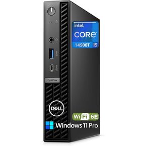 Dell OptiPlex 7000 Series MFF Micro Form Factor Mini Business Desktop Computer, Intel 14-Core i5-14500T (Beat i7-13700T), 32GB DDR5 RAM, 1TB PCIe SSD, WiFi 6E, 2 DisplayPorts + HDM, Windows 11 Pro