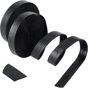 NBEADS 10.9 Yards Foldover Leather Strap, 5/8 inch PU Leather Tape Ribbon Strap Leather Trimming Tape Flat Leather Cord for DIY Crafts Belt Bracelet Jewelry Making, Camel
