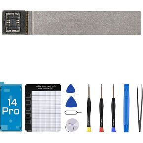 for iPhone 14 PRO 5G MM Wave Signal Antenna Replacement for iPhone 14Pro 5G Cellular Antenna Flex Cable Connection with Fix Tool Tweezers and Screwdrivers A2650 A2889 A2890 A289 A2892