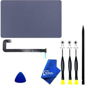 A3113 Trackpad Replacement for MacBook Air (Retina,13-inch,M3,2024) Force Touch Touchpad with Cable 661-40277 821-04848-A EMC8611 (Not fit to A2681) (Midnight Blue)