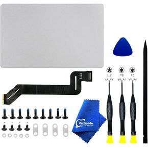 A1707 A1990 Trackpad with Cable for MacBook Pro (Retina,15-inch,2016-2019) Force Touch Touchpad Replacement EMC 3072/3162/3215/3359 (Silver)