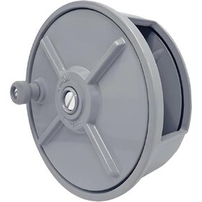 6 Inches Tie Wire Reel Dispenser, Lightweight Aluminum Wire Spool Holder with Belt Hook, Portable Construction Rebar Tool for Electrical Cable, Rope, Industrial Wire Management