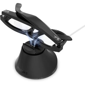 Charging Station Compatible with Ray-Ban Meta Wayfarer (RW4006 & RW4008), Magnetic Charger Dock Stand with Fast Charging & LED Indicator for Smart Glasses & Glasses Case