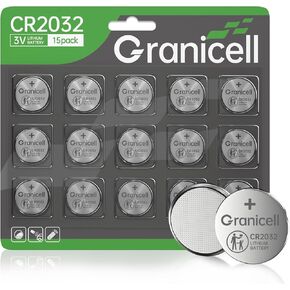 CR2032 Battery Compatible with AirTag 2032 Lithium 3V Coin Battery for Child Safety, Suitable for Key Fobs, Smart Sensors, Scales, Candles and More 25 Count