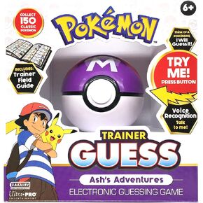 Pokemon Trainer Guess - Kanto Edition Toy, I Will Guess It! Electronic Voice Recognition Guessing Brain Game Pokemon Go Digital Travel Board/ Toys