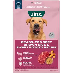 Jinx Premium Dry Dog Food, Real Salmon, Brown Rice & Sweet Potato Kibble with Superfoods & Probiotics, No Fillers, for All Lifestages, 11.5lb in Kuwait
