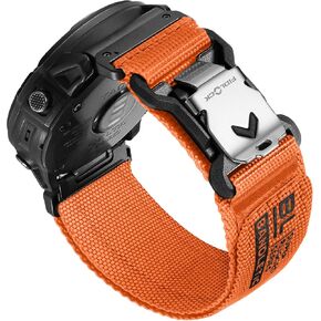 Compatible with Garmin Fenix 5X 6X 7X Watch Band - 26mm Easy-Fit Rugged Nylon Strap with Magnetic Fidlock V-Buckle for Fenix 8 51mm/7X 6X Pro/5X Plus/3/3 HR/Tactix/Epix Pro2 51mm/Instinct 2X