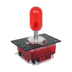 KNEE-NEO, Original Korean, Crown joystick, Rox dragons, arcade game, EVO game console, Professional, fighting game, TEKKEN, Samucksa Knee Lever, Neo Edition (Clear Red)
