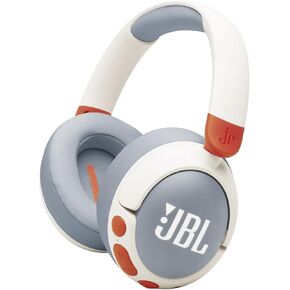 JBL Junior 470NC - Wireless Over-Ear Noise Cancelling Kids Headphones Safe Sound (<85dB), Fit for Kids, Parental Control with Customizable Volume & Playtime and 50Hr Battery Life (White)