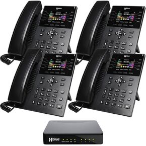 XBLUE QB1 System Bundle with 10 IP8g IP Phones Including Auto Attendant, Voicemail, Cell & Remote Phone Extensions & Call Recording in Saudi Arabia