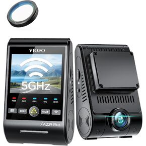 【Bundle: VIOFO A229 Plus 2CH + CPL】 VIOFO A229 Plus Dash Cam with Dual STARVIS 2 Sensors, 2 Channel HDR, 1440P+1440P Front and Rear