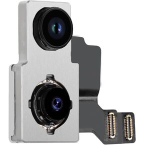 for iPhone 12 Mini OEM Main Rear Back 12MP Camera Replacement Ultra Wide Optical Image Stabilization Smart HDR 4K 60fps Video Metal Case Flex Cable Connector Repair A2176 A2398 A2399 A2400