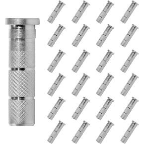 MOFIT 24 Pieces Archery Arrow Aluminum Inserts .244/6.20mm Replacements Archery Base Inserts Carbon Arrow Shaft Hunting Accessory