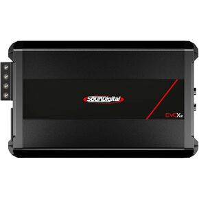 SounDigital 2400.4 EVOX2 600 Watt 4 Ohm 4 Channel Amplifier (Renewed)