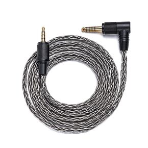 4.4 ملم متوازن ذكر إلى سلك سماعات رأس سماعة الرأس AUX AUX لـ Sony WH-1000XM5 XM4 H900N Technica ATH-SR50BT ANC9 تعمل على NW-WM1A ZX300A MUSIC Players 4ft
