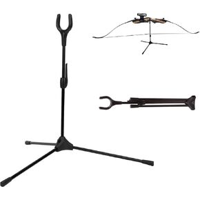 Recurve Bow Stand Foldable - Archery Accessories - High Holder Longbow - Bow Holder - Hunting Shooting Outdoor - Fiberglass Rack - Lightweight Tripod - Bow Stabilizer