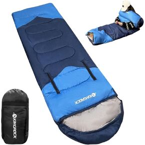 KINGROCK Sleeping Bags for Adults Backpacking Lightweight Waterproof- Cold Weather Sleeping Bag