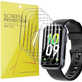 Compatible for TIMU Fitness Tracker Screen Protector, [6 Pack] Full Coverage TPU Clear Film Compatible for TIMU T32 1.47 Inches Fitness Tracker (6 Pack)