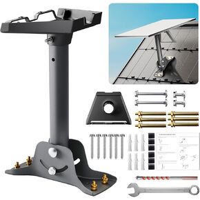Starlink Gen 3 Mount, Adjustable Pivot Mount Compatible with Gen3 / V3 Starlink Standard Dish, Pole Mounting Kit Include Aluminum Gen 3 Pipe Adapter, Suitable for Roof