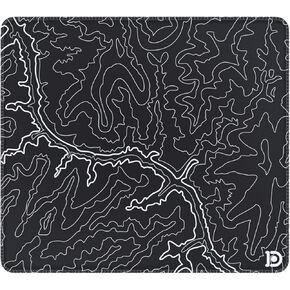 Foundr Topograph Canyon Deskpad Full XL Gaming Desk Mat Gamer Desk Pad with Stitched Edges 5mm Thick Non-Slip Water-Resistant Rubber Laptop Computer Mousepad for Office & Home - 36 x 16 in