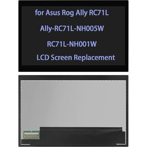 7" Replacement for Asus Rog Ally RC71L 7 Ally-RC71L-NH005W Ally-RC71L-NH001W RC71L-NH005W RC71L-NH001W LCD Screen Display
