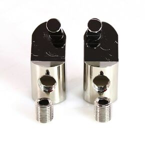 Single 1/0 GA to 4 GA 45 Degree Angled Amplifier Input Reducers