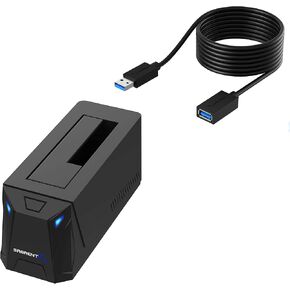SABRENT USB 3.0 إلى SATA محطة لرسو القرص الصلب الخارجي + 22AWG 10 أقدام USB 3.0 كابل التمديد